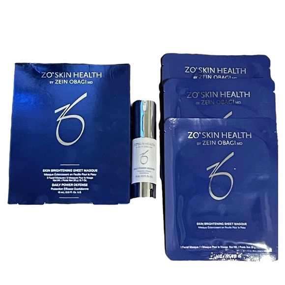 ZO Skin Health - Daily Power Defense & Skin Brightening Sheet Masques - NIB - Picture 2 of 5